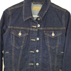 Levi Dark Was Denim Jacket